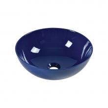 Ryvyr CVE152RDBL - Round, Ceramic Vessel Sink