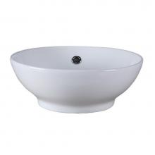 Ryvyr CVE160RD - Round Vitreous China Vessel - White