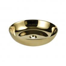 Ryvyr CVE187RDGD - Round, Ceramic Vessel Sink