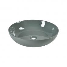 Ryvyr CVE187RDGR - Round, Ceramic Vessel Sink