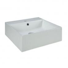 Ryvyr CVE189SQ - Square Vitreous China Vessel - White