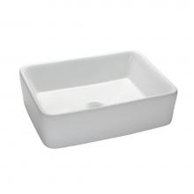 Ryvyr CVE190RC - 18.9'' Rectangular Vitreous China Vessel - White