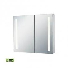 Ryvyr LMC3K-3227-PL2 - 32x27-inch LED Mirrored Medicine Cabinet