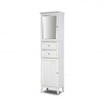 Ryvyr LT-KENT-TL-18WW - Kent Tall Linen Tower -Whitewash