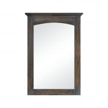 Ryvyr M-YUKON-24RG - Wave 24-inch Mirror - Rustic Grey