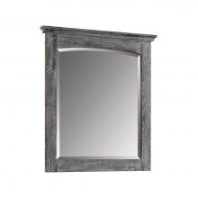 Ryvyr M-YUKON-30RG - Wave 30-inch Mirror - Rustic Grey