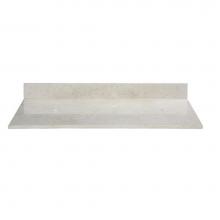 Ryvyr MAVT610CM - Stone Top - 61'' For Double Vessel Sinks - Galala Beige Marble