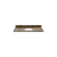 Ryvyr S-MALAGO-48DE - Custom-Cut Malago Undermount Vanity Top in Dark Emperador Marble. Includes Backsplash.