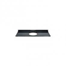 Ryvyr S-MALAGO-60BK - Custom-Cut Malago Undermount Vanity Top in Black Granite. Includes Backsplash