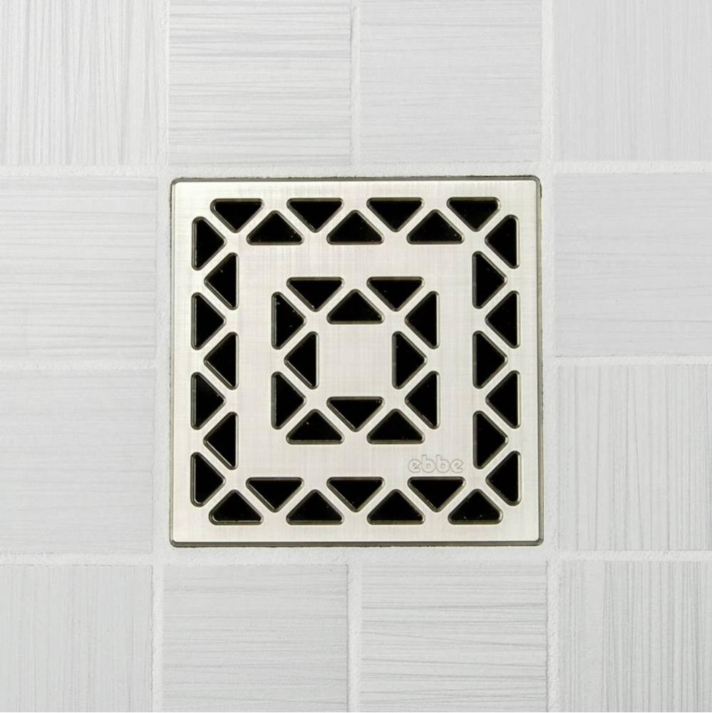 LATTICE - Brushed Nickel - Unique Drain Cover