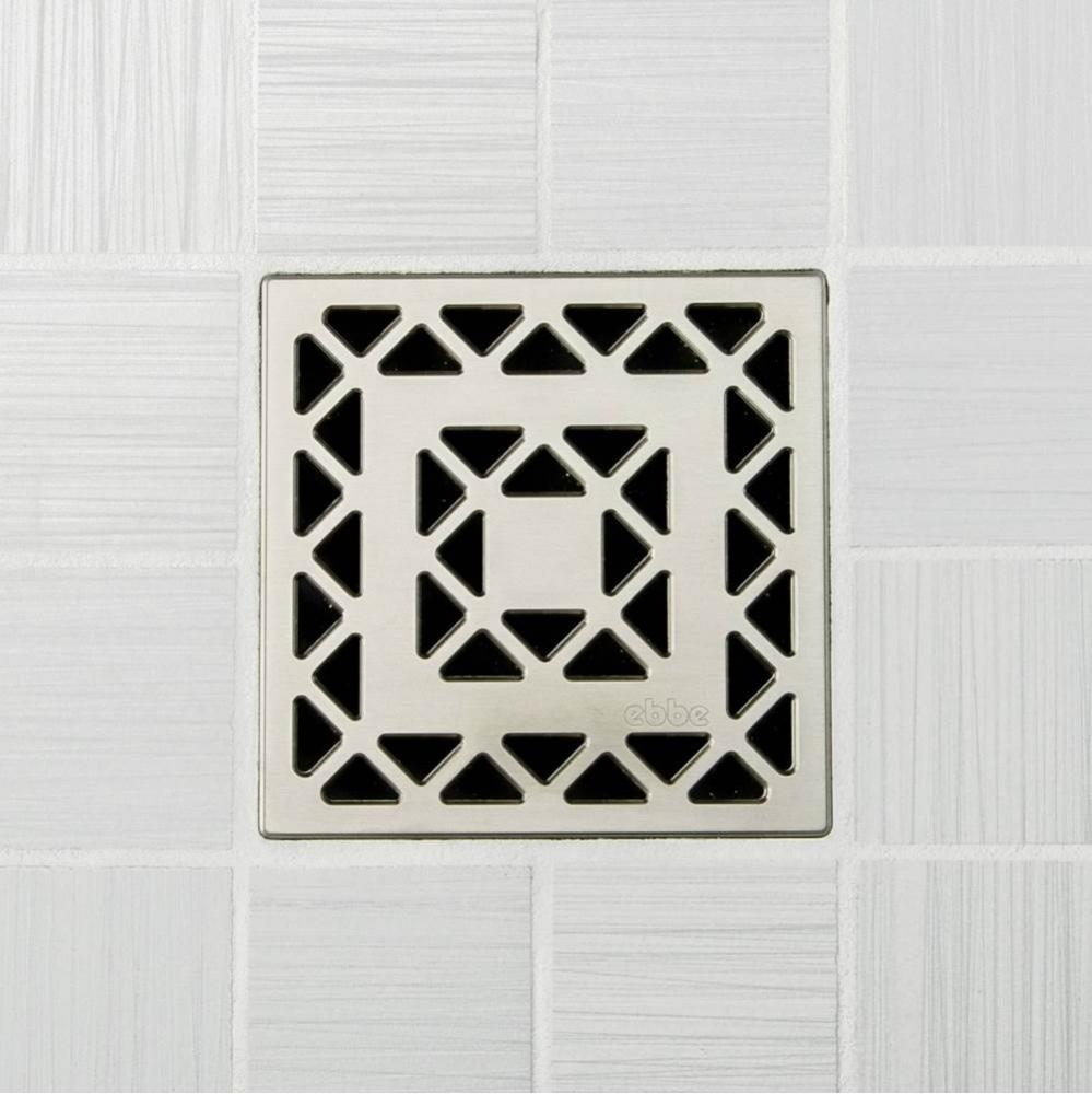 LATTICE - Satin Nickel - Unique Drain Cover