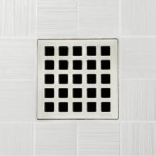 Ebbe E4803-BN - QUADRA - Brushed Nickel - Unique Drain Cover