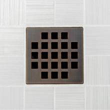 Ebbe E4810-ORB - 4'' UNIQUE GRATE - CLASSIC OIL RUBBED BRONZE