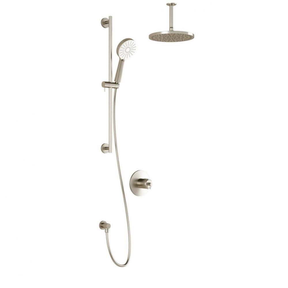 CITE™ TCG1 PLUS (Valve Not Included) : Water Efficient AQUATONIK™ T/P Coaxial Shower System wi