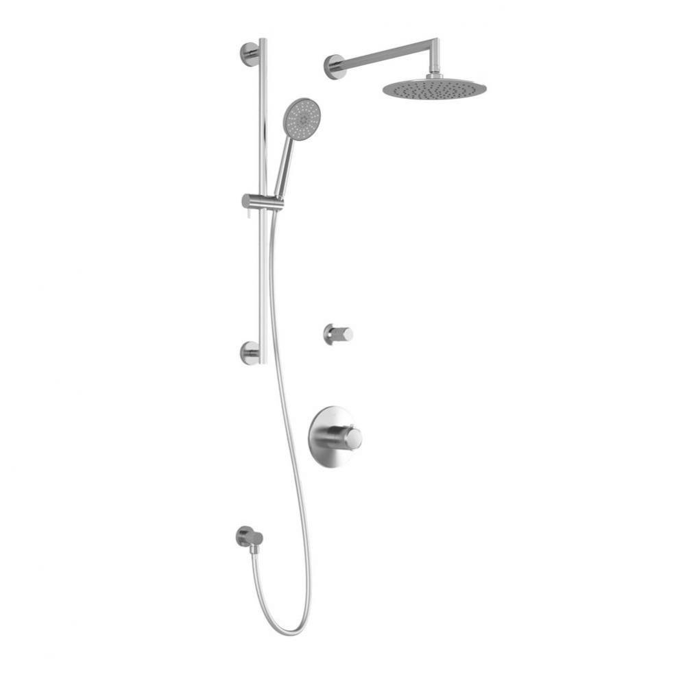 CITE™ TG2 : Water Efficient Thermostatic Shower System with Wallarm Chrome