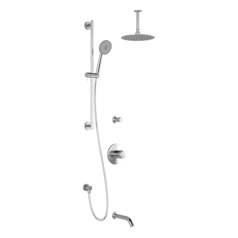 CITE™ TD3 AQUATONIK™ T/P Shower System with Vertical Ceiling Arm Chrome