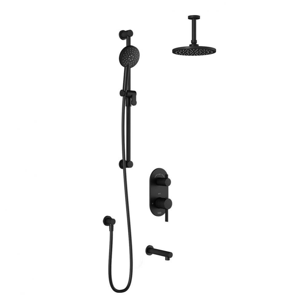 RoundOne™ TG3 (Valve Not Included)  Water Efficient AQUATONIK™ T/P with Diverter Shower System