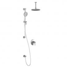 Kalia BF1708-110-001 - KONTOUR™ TCG1 : Water Efficient AQUATONIK™ T/P Coaxial Shower System with Vertical Ceiling Arm