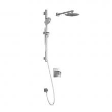 Kalia BF1718-110 - GRAFIK™ TCD1 : AQUATONIK™ T/P Coaxial Shower System with Wallarm Chrome