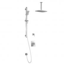 Kalia BF1499-110-201 - GRAFIK™ TD2 PREMIA (Valves Not Included) : Thermostatic Shower System Vertical Ceiling Arm Chrom