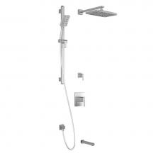 Kalia BF1611-110-200 - GRAFIK™ TD3 PREMIA (Valves Not Included) : Thermostatic Shower System with Wallarm Chrome