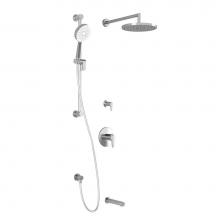 Kalia BF1613-110-100 - KONTOUR™ TD3 PLUS AQUATONIK™ T/P Shower System with Wallarm Chrome
