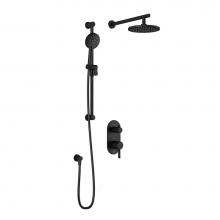 Kalia BF1641-160 - RoundOne™ TG2 (Valve Not Included)  Water Efficient AQUATONIK™ T/P with Diverter Shower System