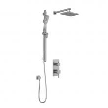 Kalia BF1650-110 - SquareOne™ TD2 : AQUATONIK™ T/P with Diverter Shower System with Wallarm Chrome