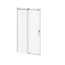 Kalia DR1789-110-003 - KONCEPT EVO 48''x77'' Sliding Shower Door Duraclean Glass with Fixed Panel and