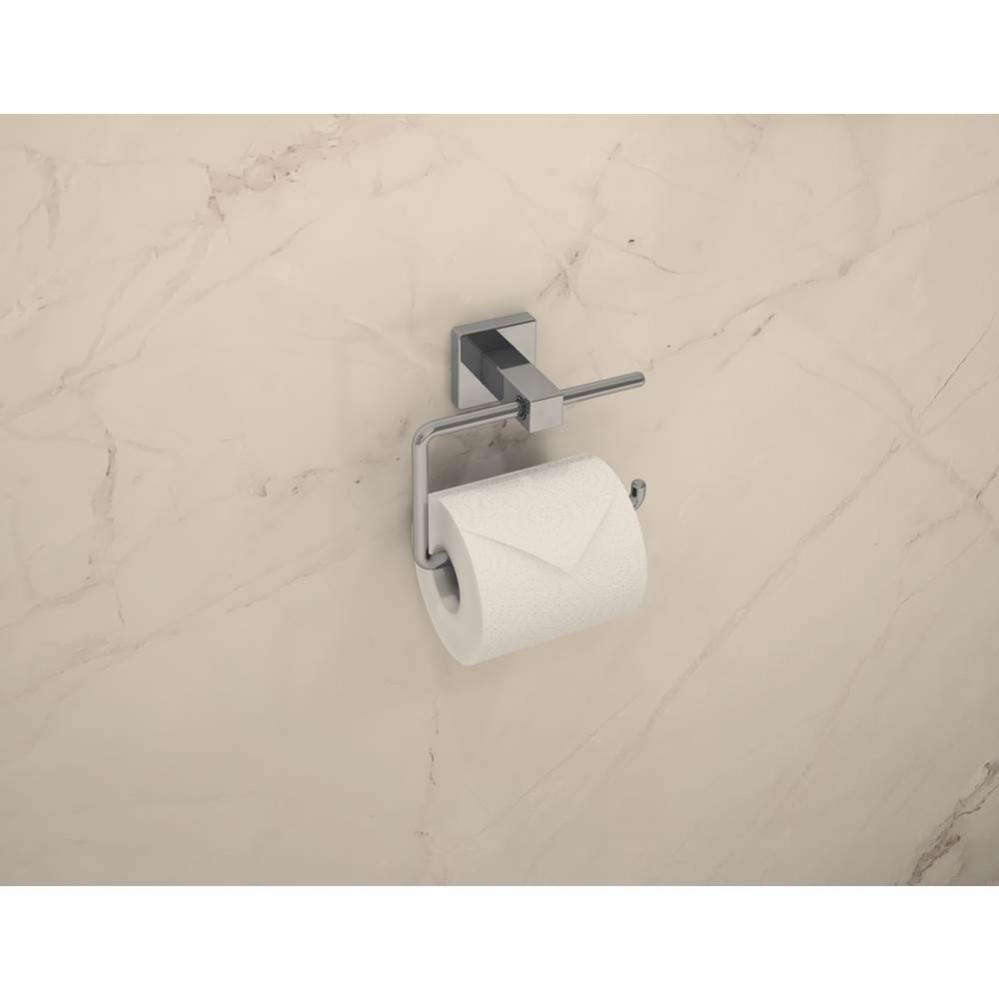 Duro Wall-Mounted Toilet Paper Holder in Polished Chrome