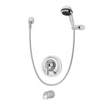 Symmons S-4704-H323-V-STN-LR-TRM - Allura Tub/Hand Shower Trim