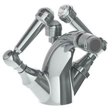 Watermark 206-4.1-S2-GP - Deck Mounted Monoblock Bidet Mixer