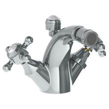 Watermark 206-4.1-V-WH - Deck Mounted Monoblock Bidet Mixer