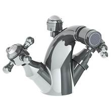 Watermark 321-4.1-V-GP - Deck Mounted Monoblock Bidet Mixer