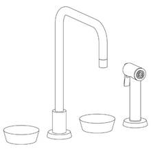 Watermark 36-7.1-CM-PC - Deck Mounted 4 Hole Square Top Kitchen Set -  Includes Side Spray