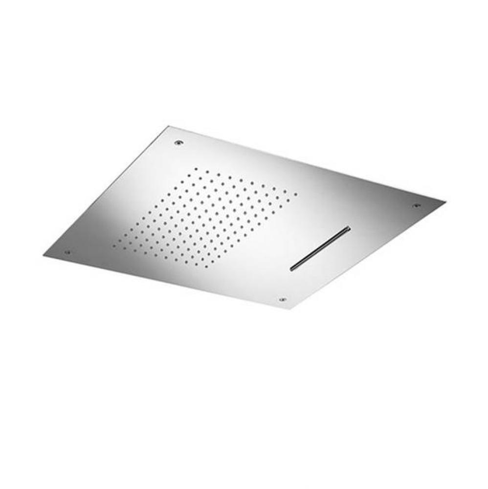 Recessed, Square Dual Flow Shower Head 19 1/2''X19 1/2''