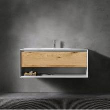 Blu Bathworks FXV2-1200-01M - 45-Degree Fenix 1200 UP V2, wall vanity; 47 1/4''W x 20 1/2''H x 20 7/8'&