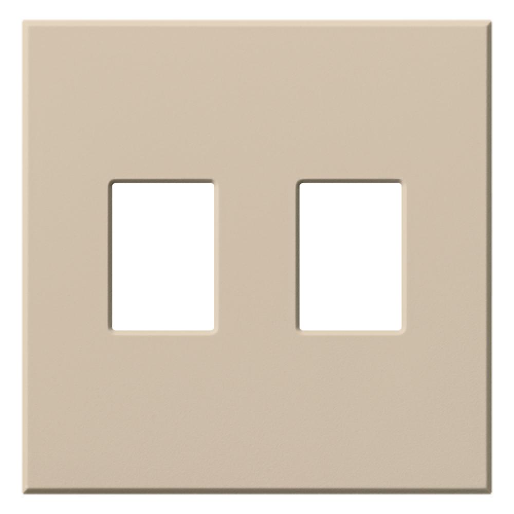 VAREO WALLPLATE 2GNG TAUPE