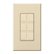 Lutron Electronics NT-6PF-BE - SIX PORT FRAME W/BLANKS NT BEIGE