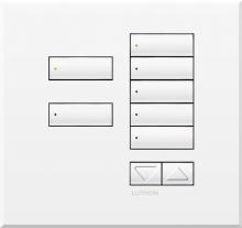 Lutron Electronics QSWE-7BRLI-SC - QSWE-WALLSTN 7BRL INS SC