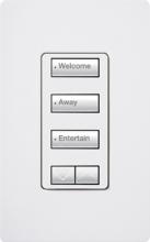 Lutron Electronics RRD-W3BSRL-BR - RA2 3BSRL WALL KEYPAD BROWN