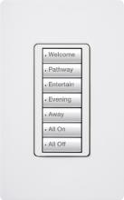 Lutron Electronics RRD-W7B-GR - RADIORA2 7B WALL KEYPAD GRAY