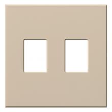 Lutron Electronics VWP-2-TP - VAREO WALLPLATE 2GNG TAUPE