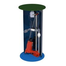 Liberty Pumps 2460LSG203-24-SC-IP - 2 hp Simplex commercial grinder package, 3PH, 208/230V, 1-1/4'' Discharge with 24'&