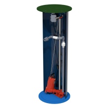 Liberty Pumps 2484LSGX204-48-S - 2 hp, Simplex 2-Stage Grinder Package, 1PH, 440-480V, 1-1/4'' Discharge with 24'&ap