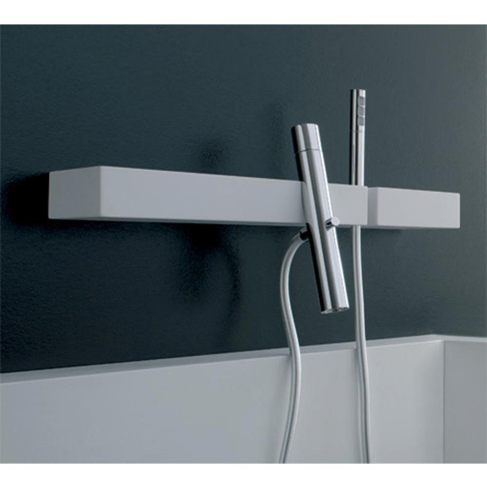 51904 Blok Wallmount Tub Filler With Handshower