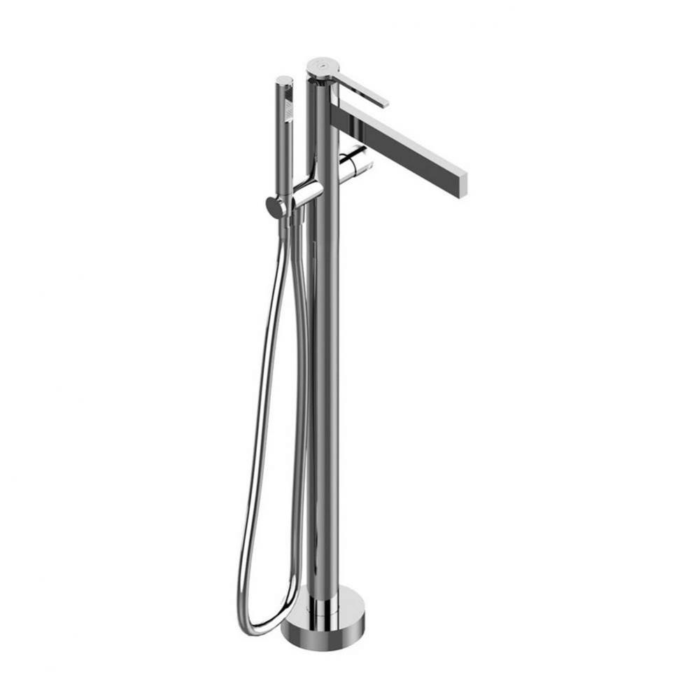 51N85 Time Floormount Tub Filler With Handshower - Trim Only