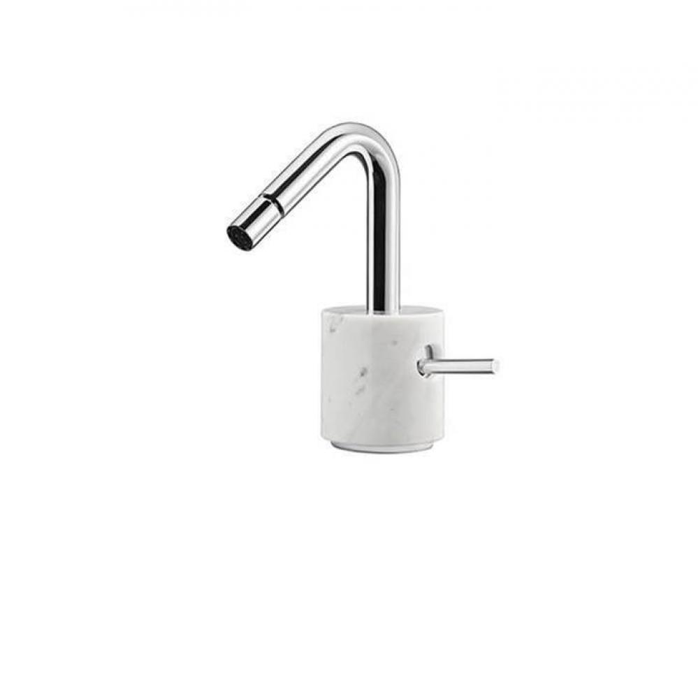 Cl24 Marmo Single Hole Bidet Faucet - White