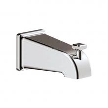 Aquabrass ABSC10232PC - 10232 Square Tub Spout With Diverter 5''1/2