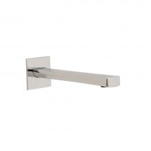 Aquabrass ABSC19032PC - 19032 Chicane Wallmount Tub Spout 9''